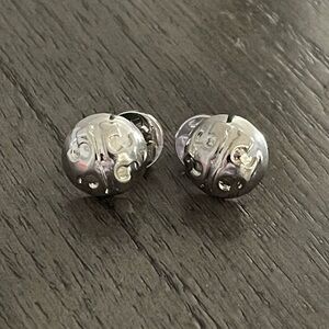 Tory Burch logo earrings